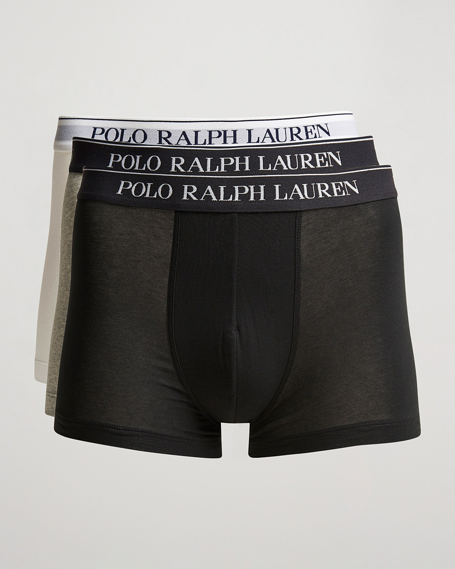 Polo Ralph Lauren 3-Pack Trunk Grey/White/Black at