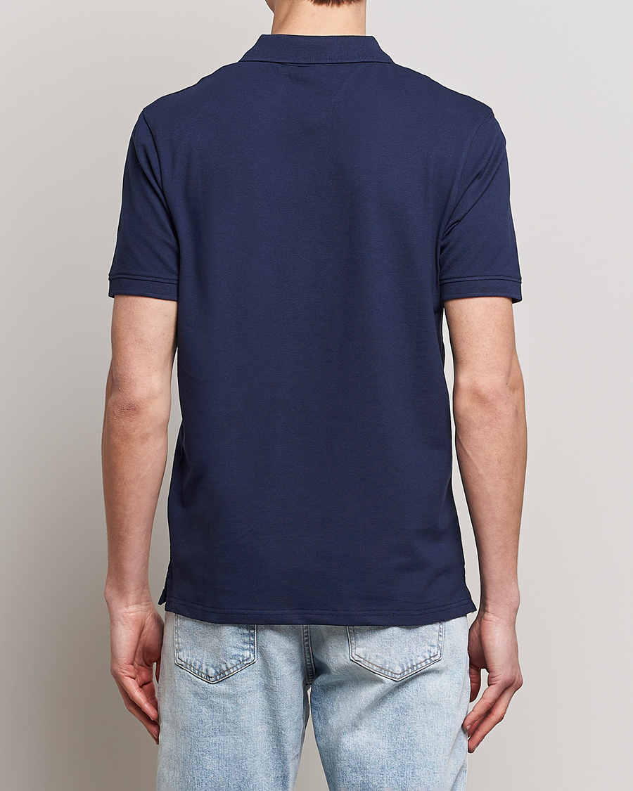 Plain dark blue polo cheap shirt