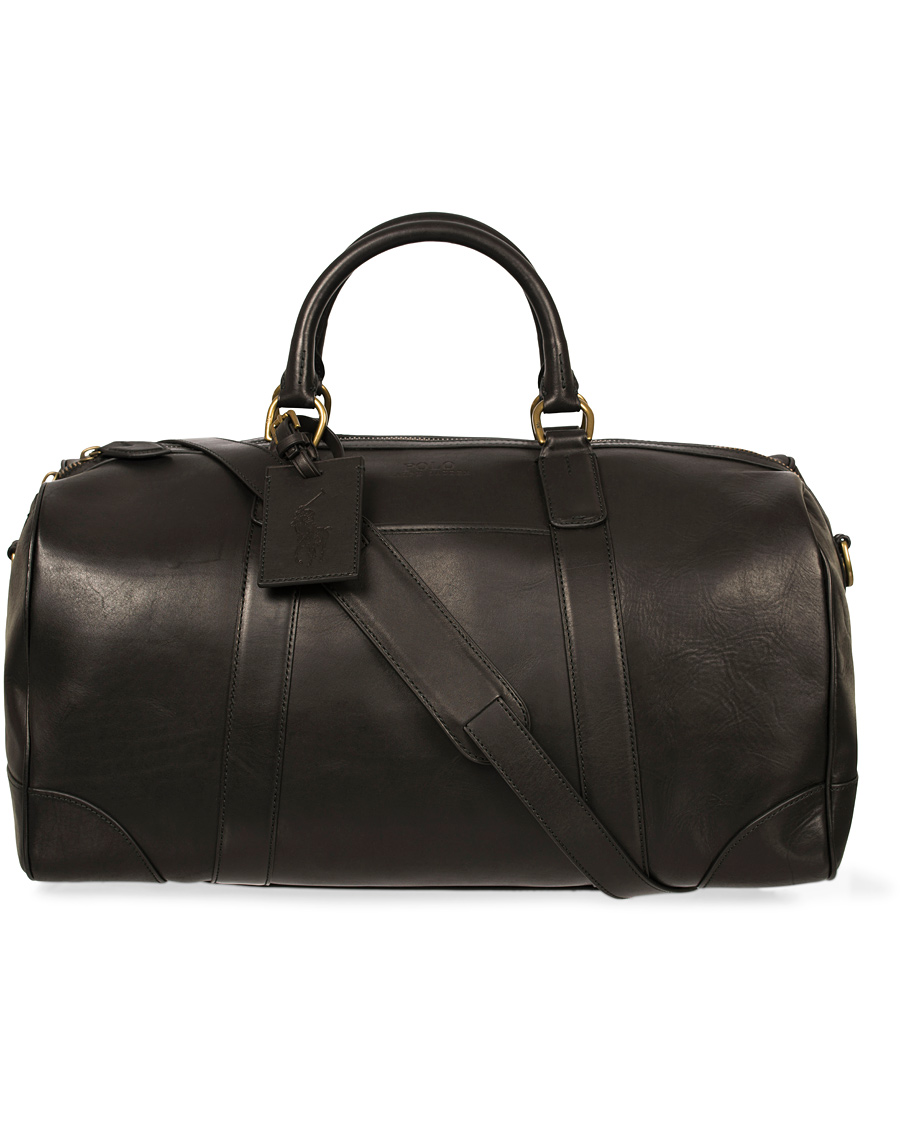 black polo duffle bag