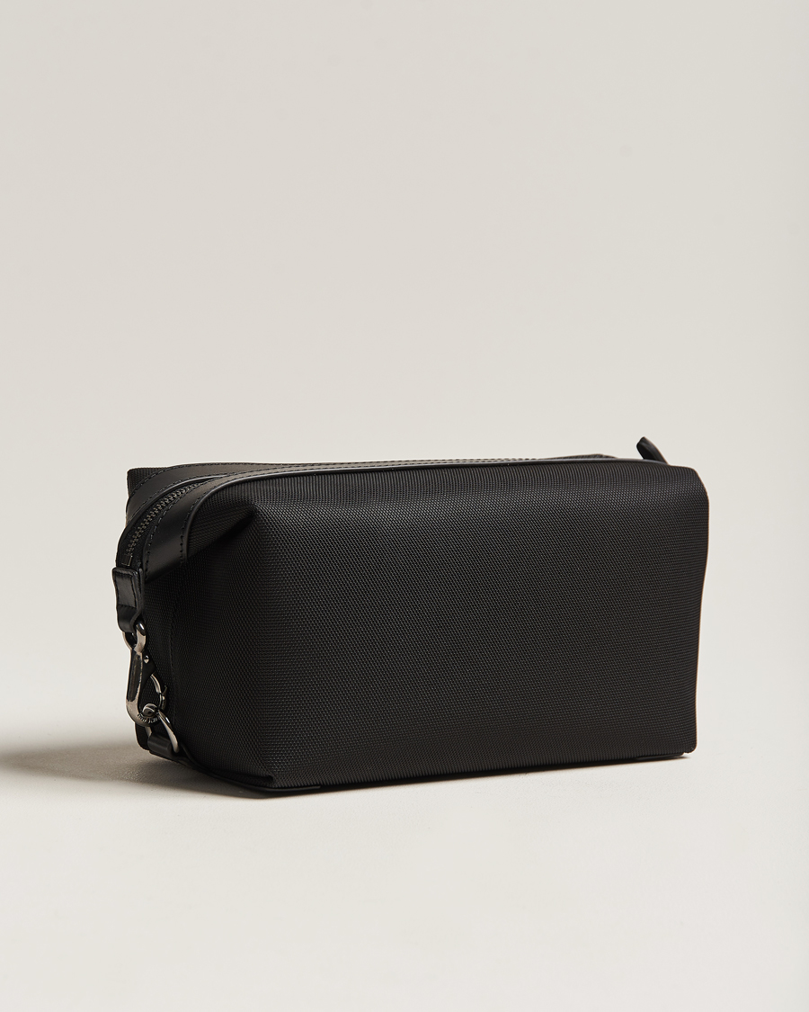 Polo Ralph Lauren leather wash bag - Black