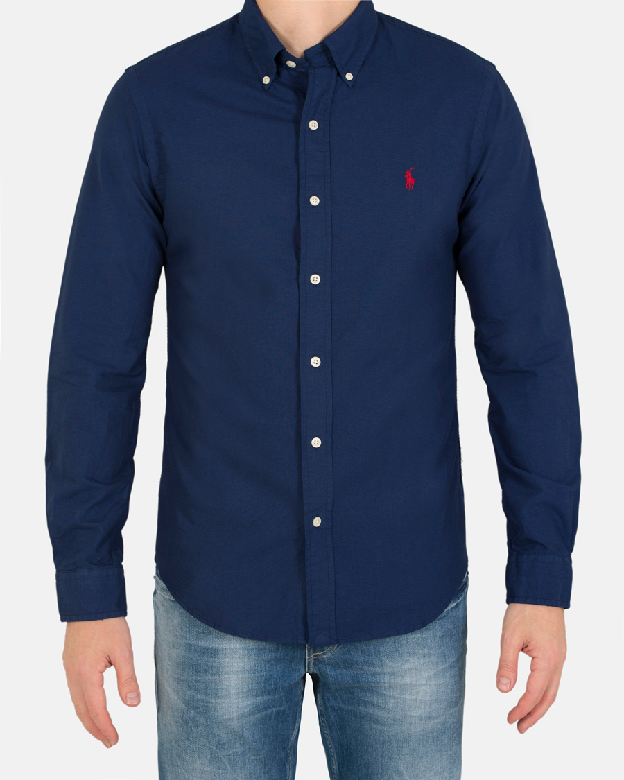 ralph lauren garment dyed oxford shirt