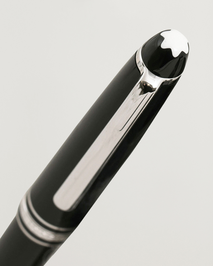 Montblanc 163 Classique Meisterstuck Rollerball Pen Platinum Line at CareOf