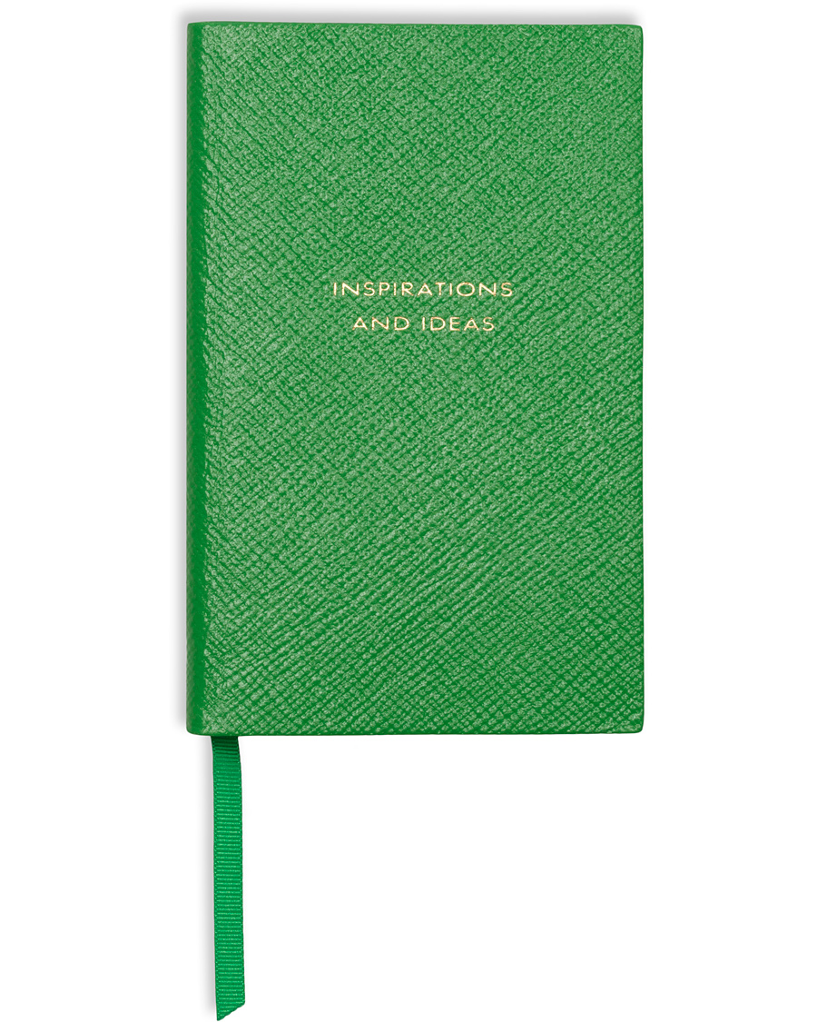 Smythson Emerald Inspirations And Ideas Panama Notebook