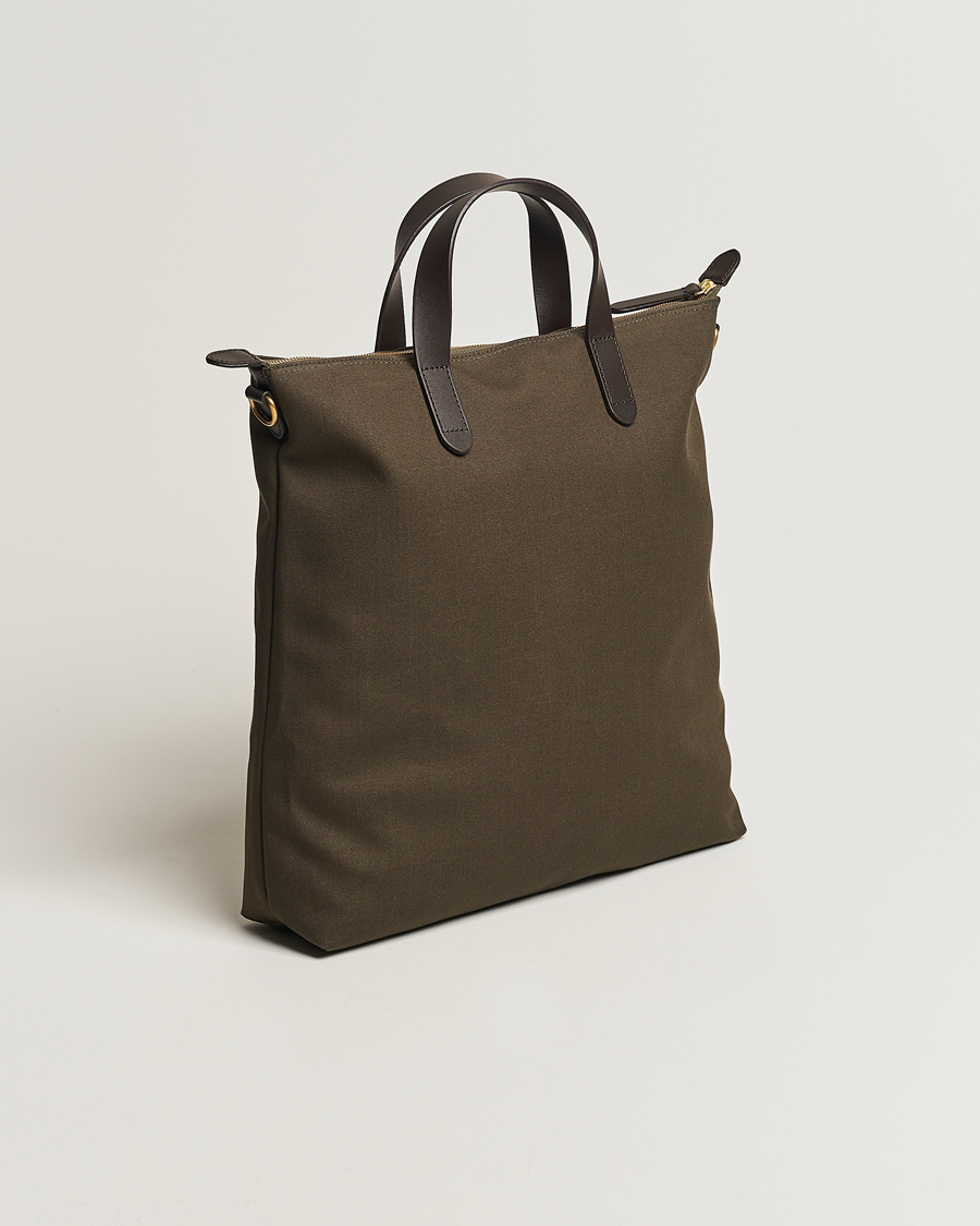 Mismo M/S Canvas Shopper Army/Dark Brown at CareOfCarl.com