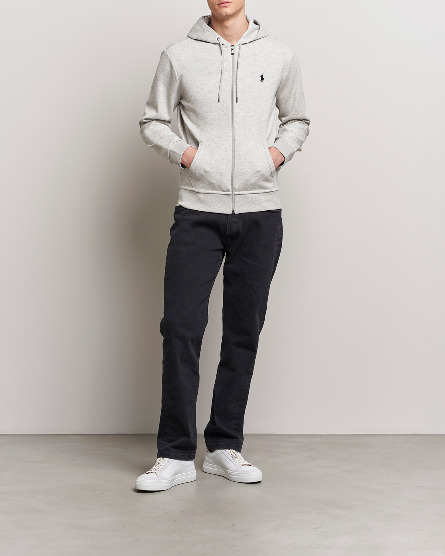 Polo Ralph Lauren FULL ZIP HOODIE - Zip-up sweatshirt - white 