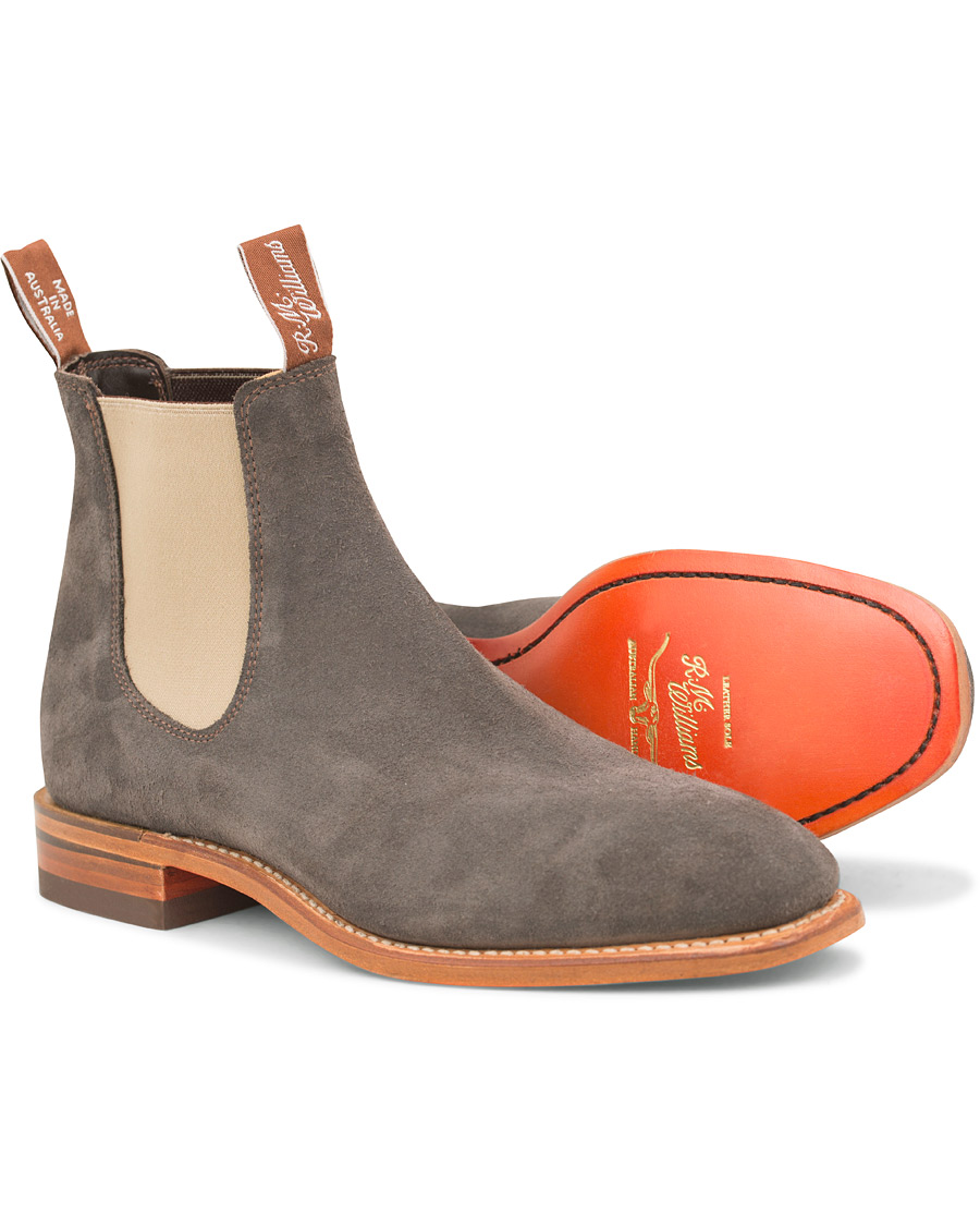 Rm williams hot sale boots suede