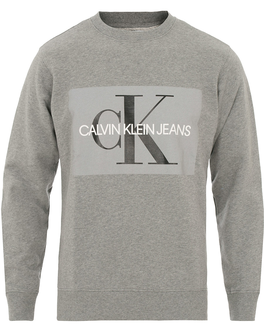 monogram logo crewneck sweatshirt