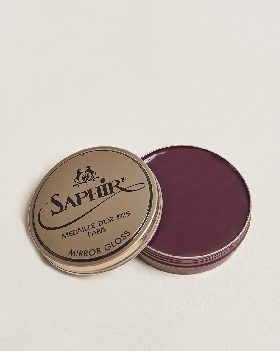 Men | Shoe Care Products | Saphir Medaille d\'Or | Mirror Gloss 75 ml Burgundy