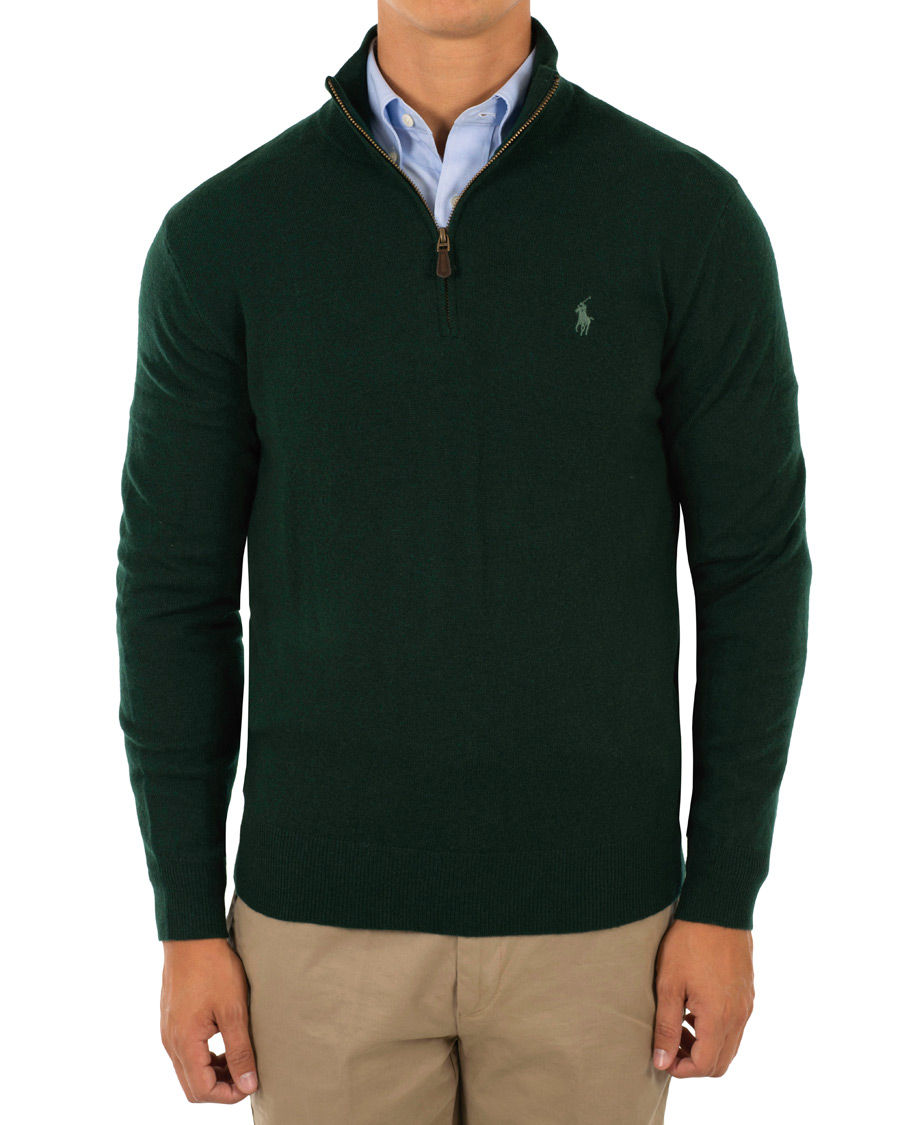 Ralph lauren green 2025 half zip