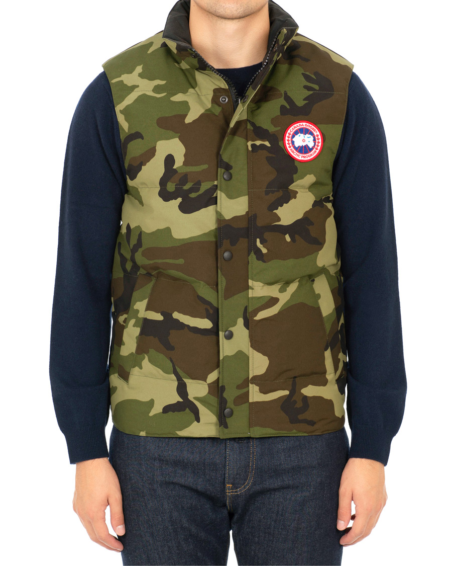 Canada goose garson vest sale camo