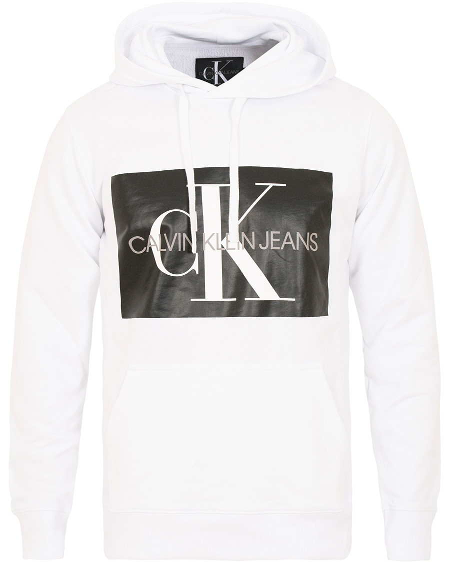 calvin klein monogram box logo hoodie