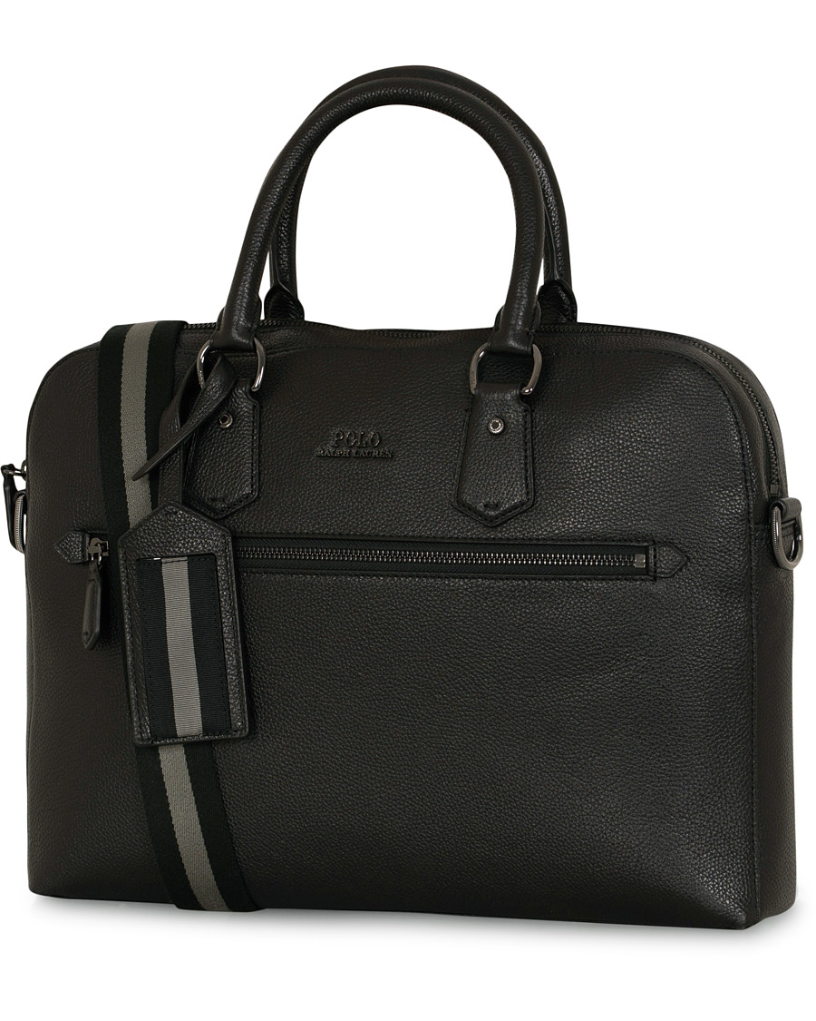 polo ralph lauren leather briefcase