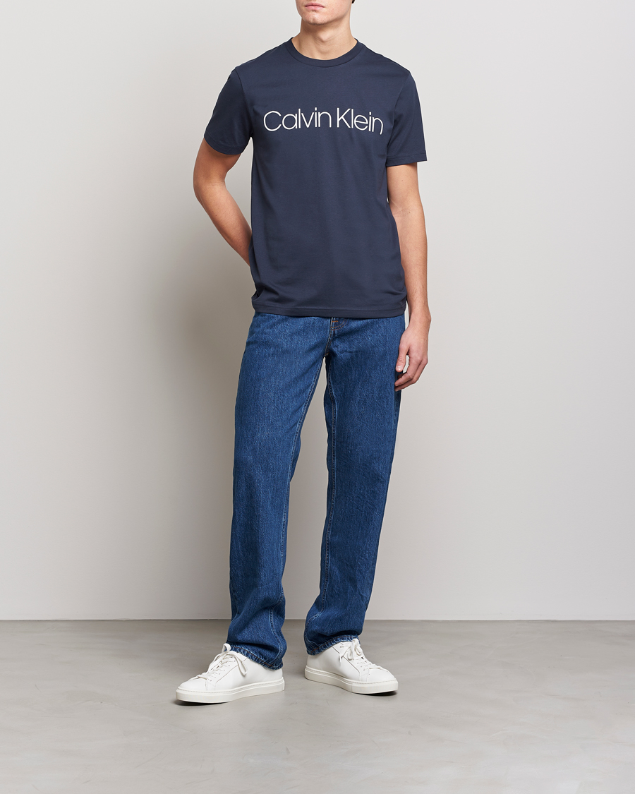 Navy calvin klein t 2024 shirt