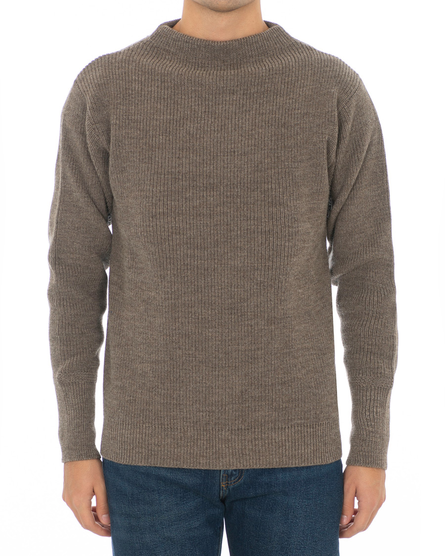 Andersen-Andersen Sailor Crewneck Natural Taupe at CareOfCarl.com