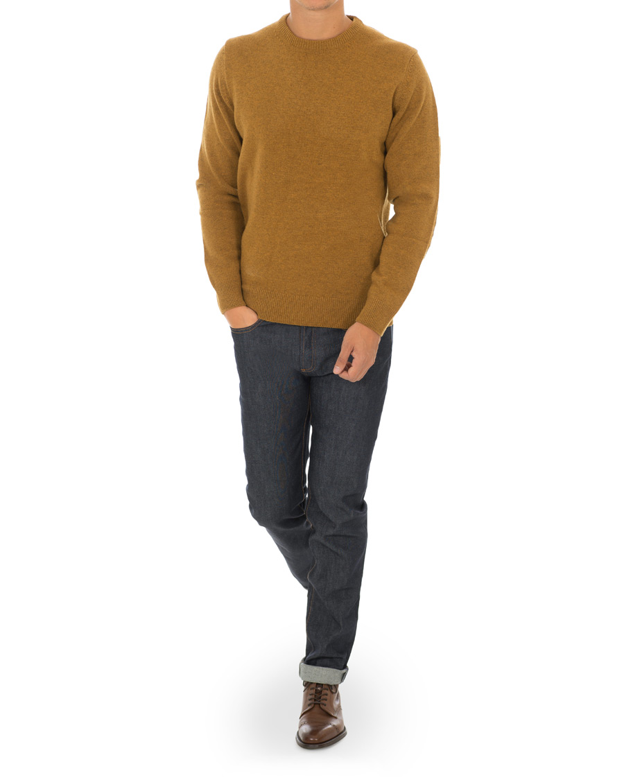 barbour patch crew sweater
