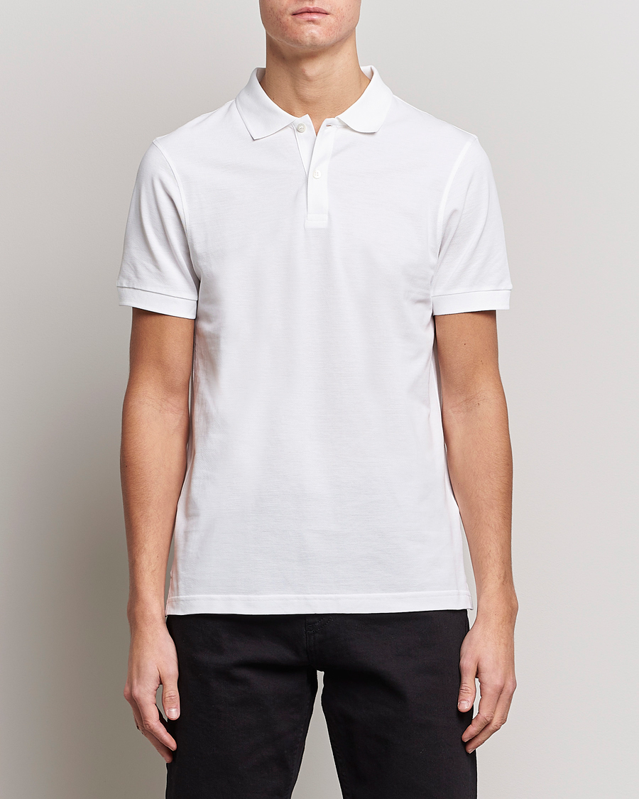 sunspel white polo