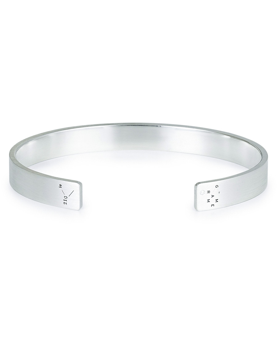 LE GRAMME Ribbon Bracelet Brushed Sterling Silver 21g at