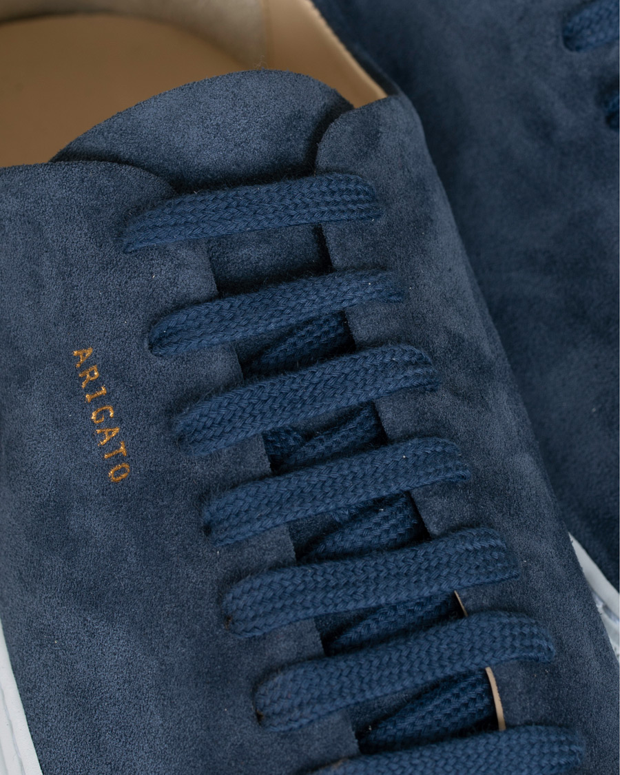 Axel Arigato Cap Toe Sneaker Navy Suede at CareOfCarl