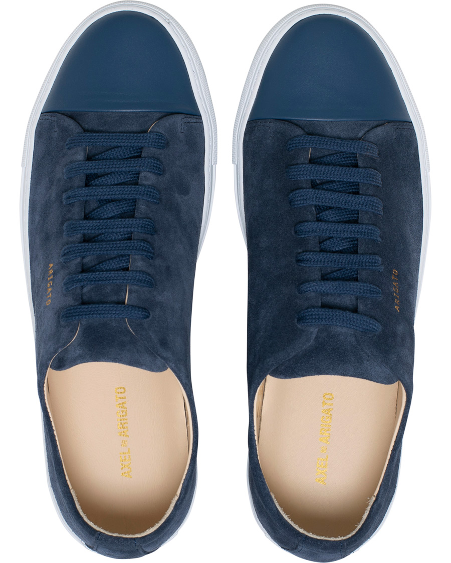 Axel Arigato Cap Toe Sneaker Navy Suede at CareOfCarl