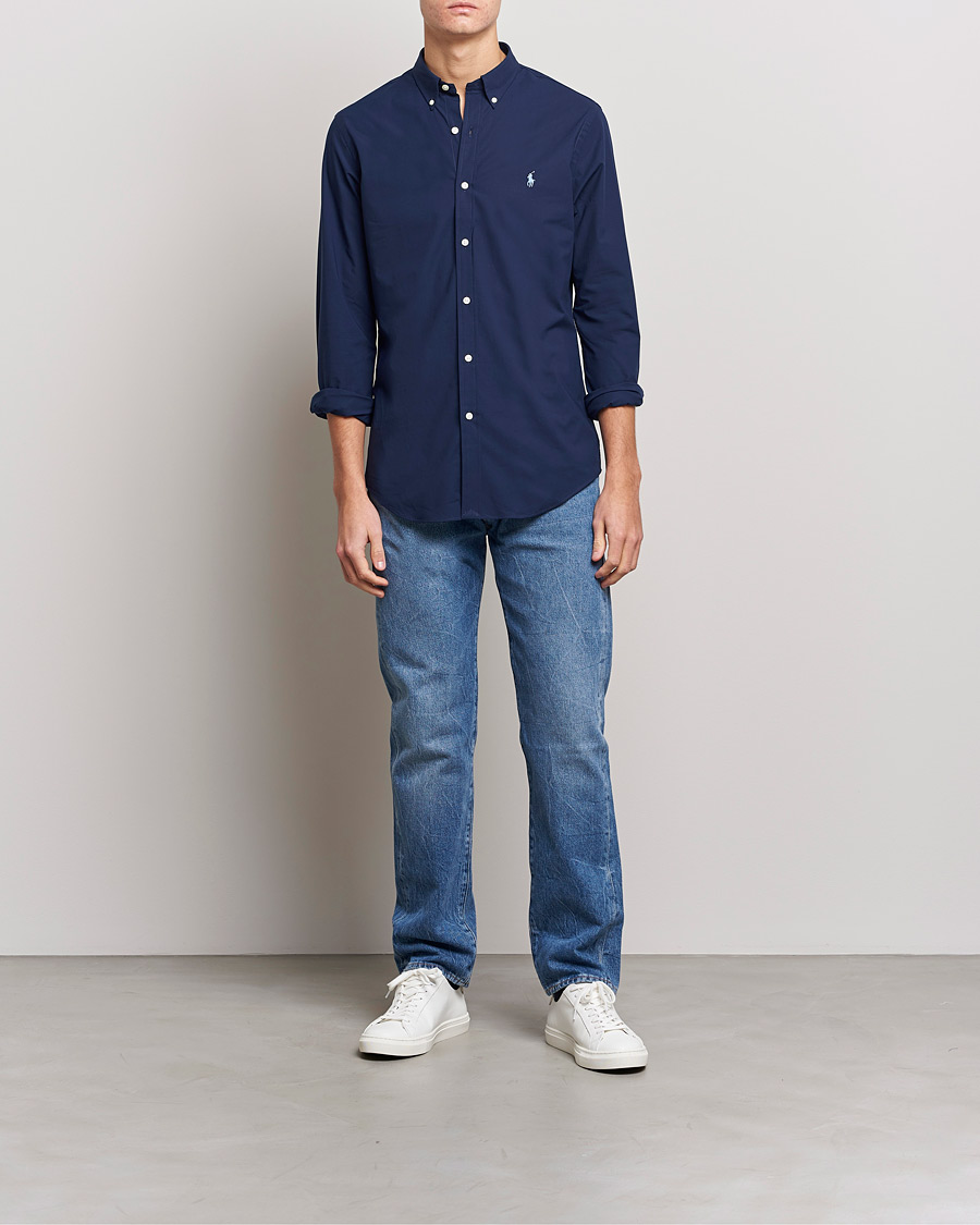 Mens navy cheap ralph lauren shirt