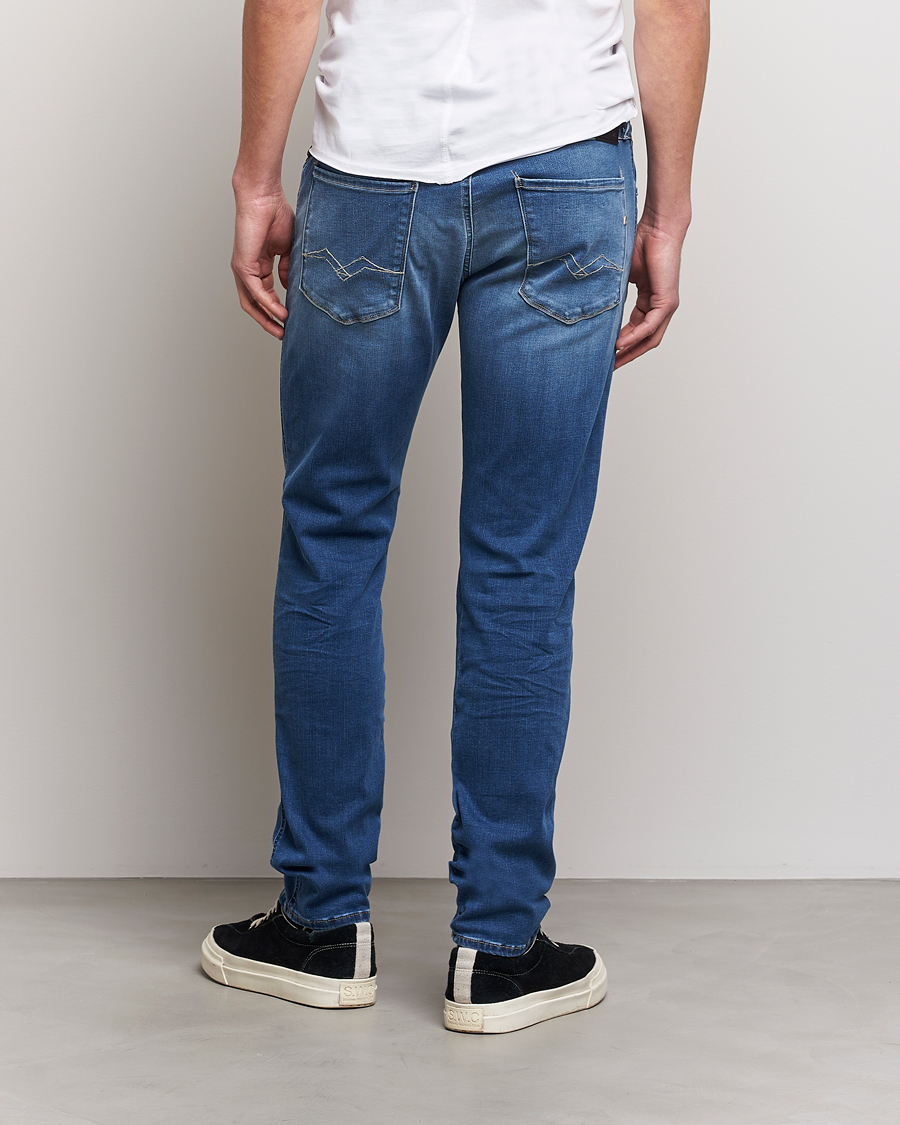 Replay anbass sale hyperflex jeans blue