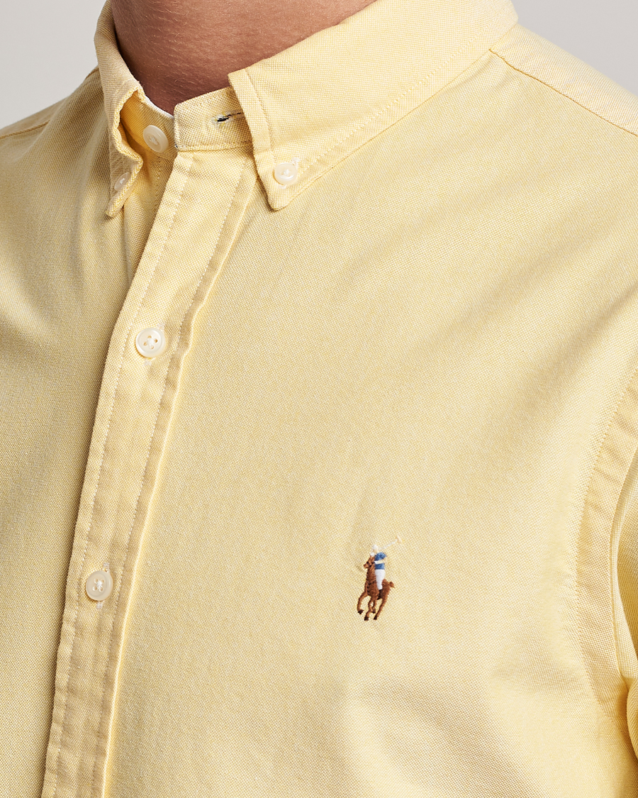 Ralph lauren yellow 2025 button down shirt