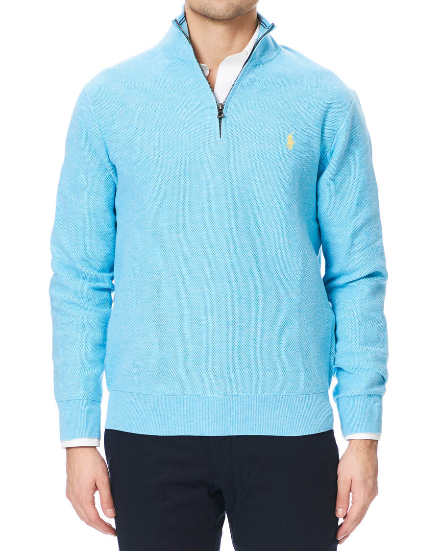 ralph lauren light blue half zip