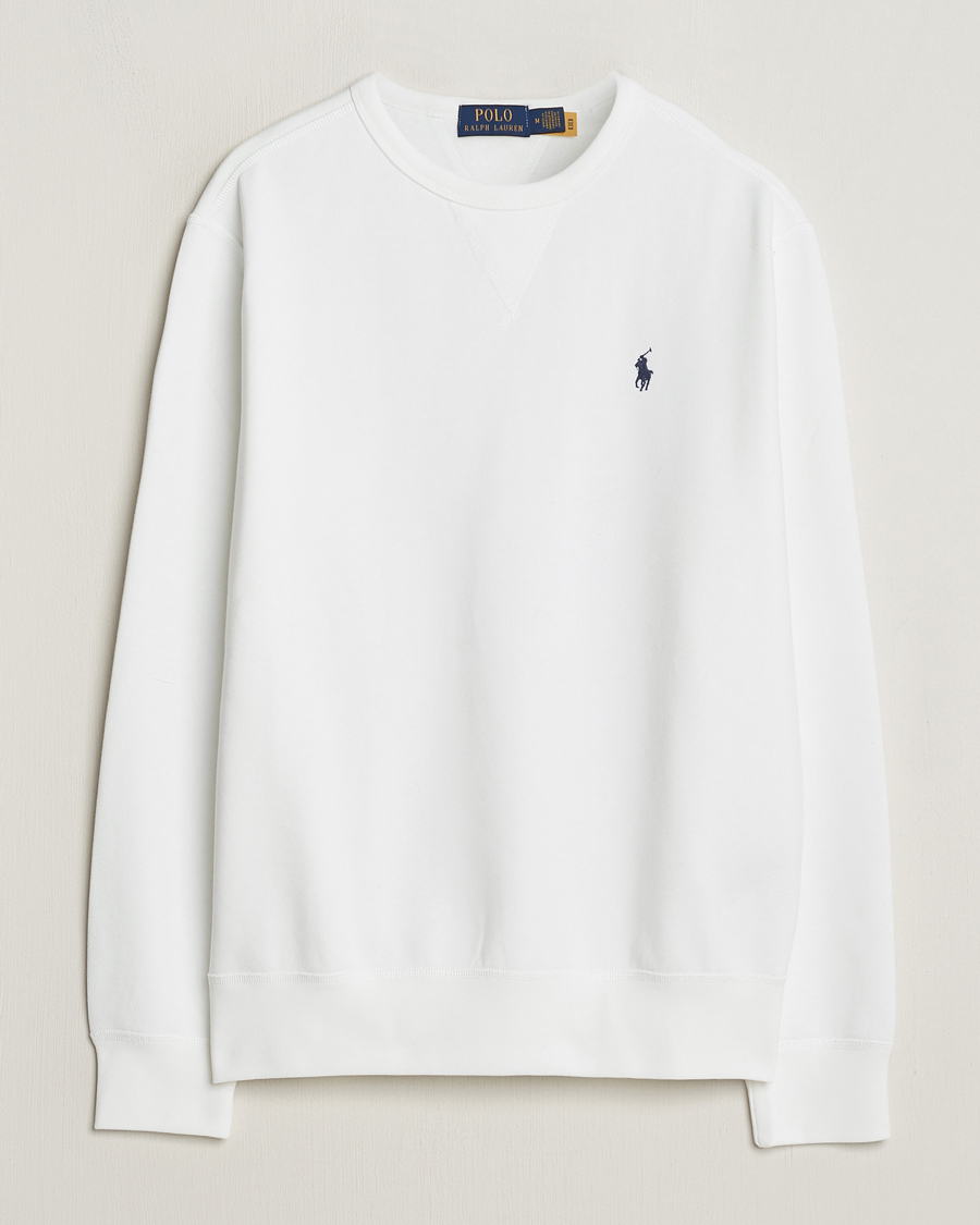 Polo Ralph Lauren Crew Neck Sweatshirt White at CareOfCarl