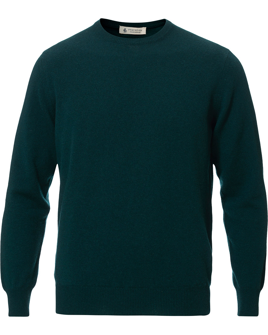 Racing green buy Italian pure cashmere navy blue crewneck sweater