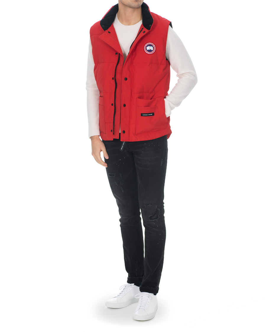 Canada goose freestyle vest 2024 red