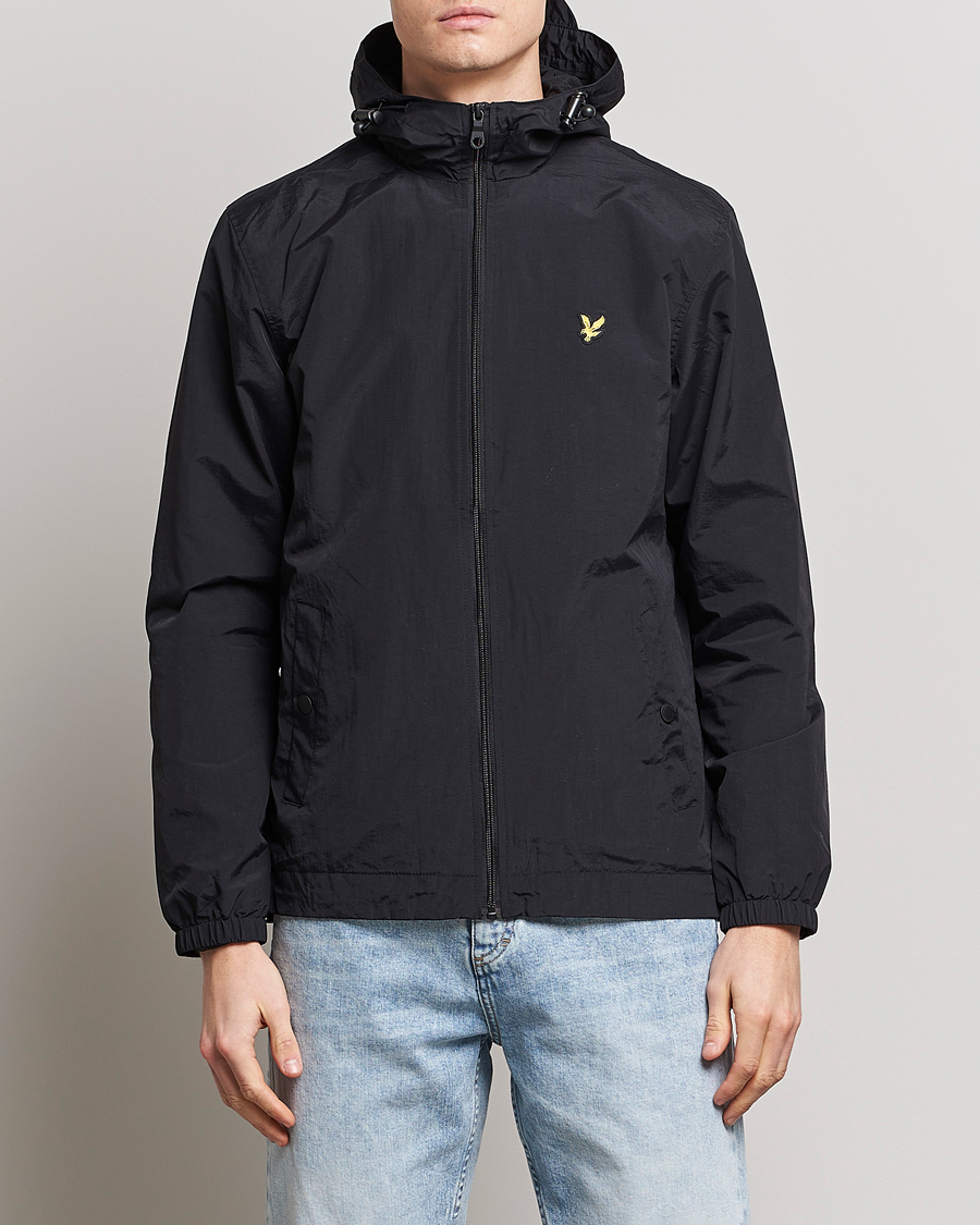 Lyle and scott black coat online