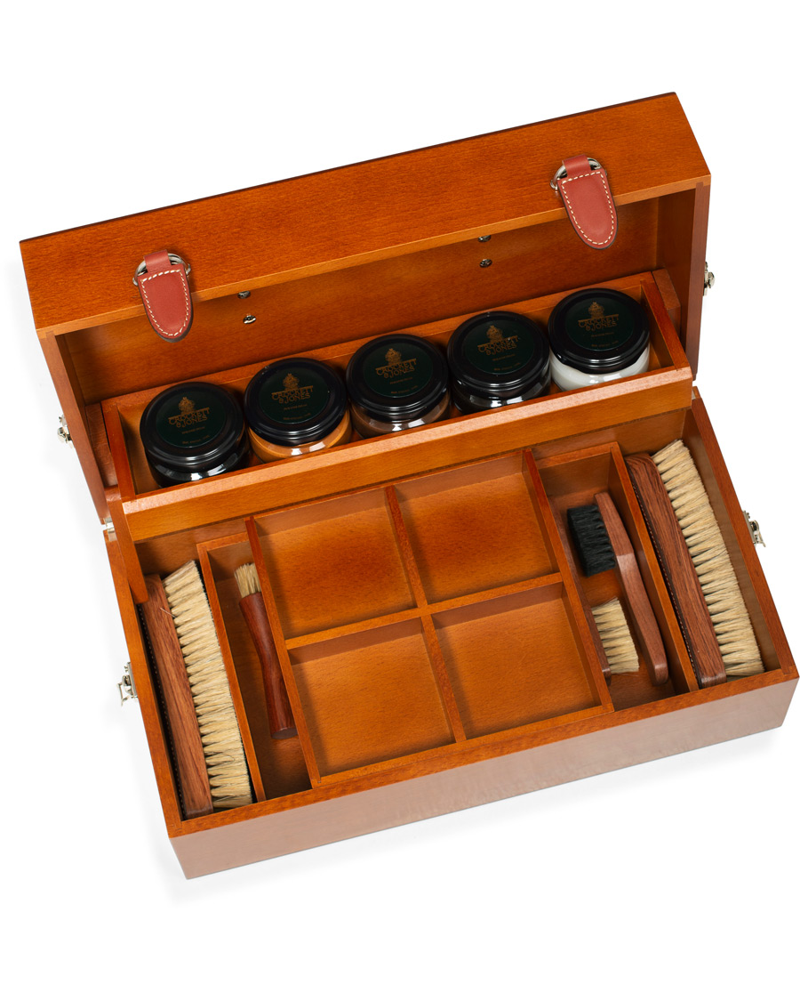 Crockett and jones store shoe care kit