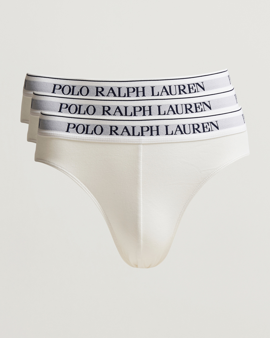 Polo Ralph Lauren 3-Pack Low Rise Brief White at 