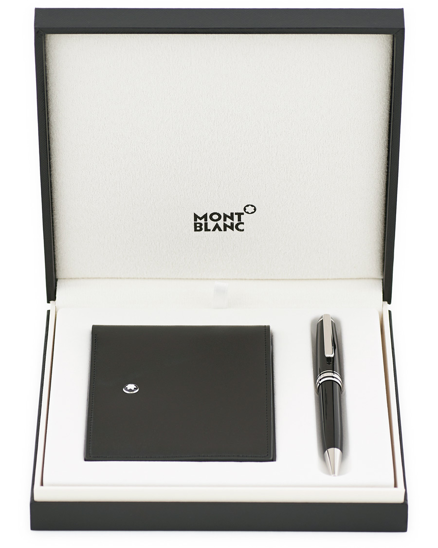 Montblanc BP 164 Meisterstück Platinum + MST Wallet 6cc at