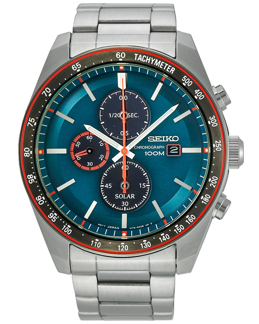 Seiko 43mm store solar watch