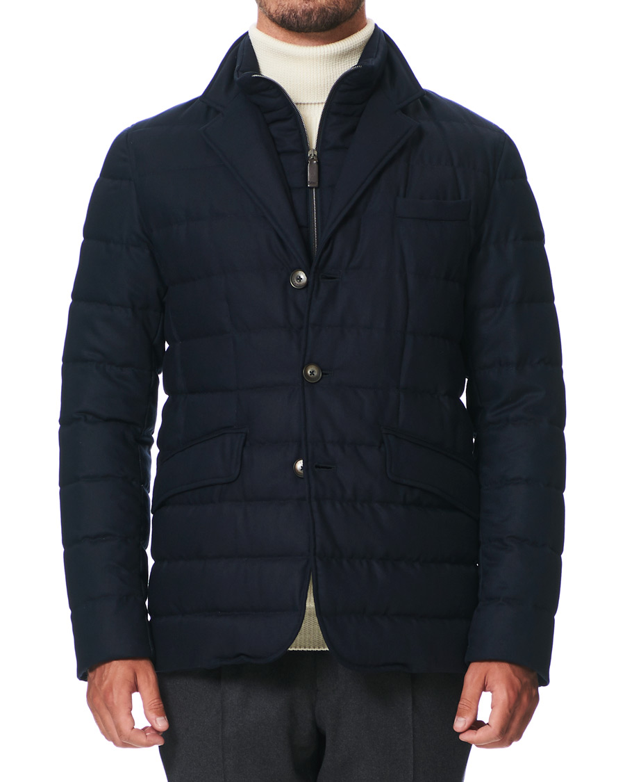 herno flannel down jacket