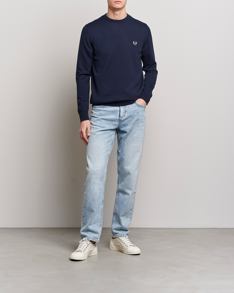 Navy fred perry on sale jumper