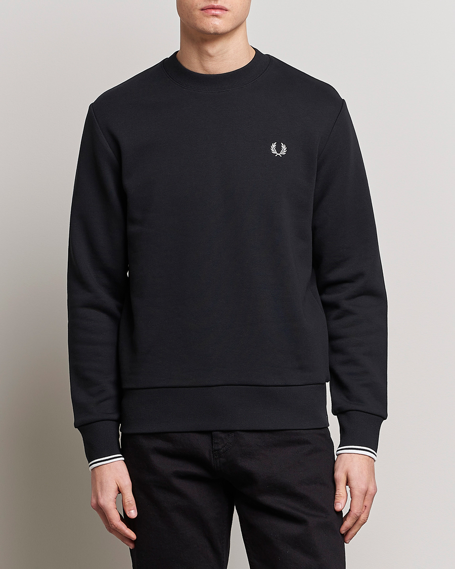 Fred perry bomber neck sweatshirt sale