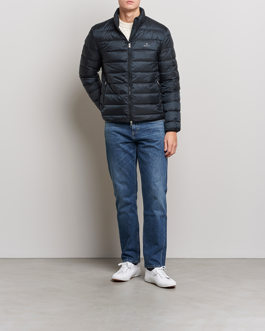 GANT The Light Down Jacket Black at CareOfCarl