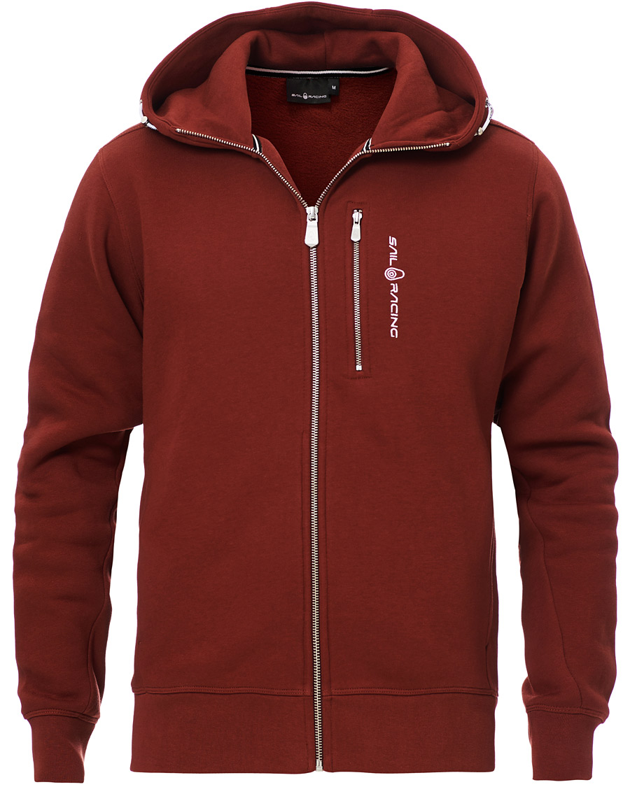 Sail Racing Bowman Full Zip Hoodie Fired Brick at CareOfCarl