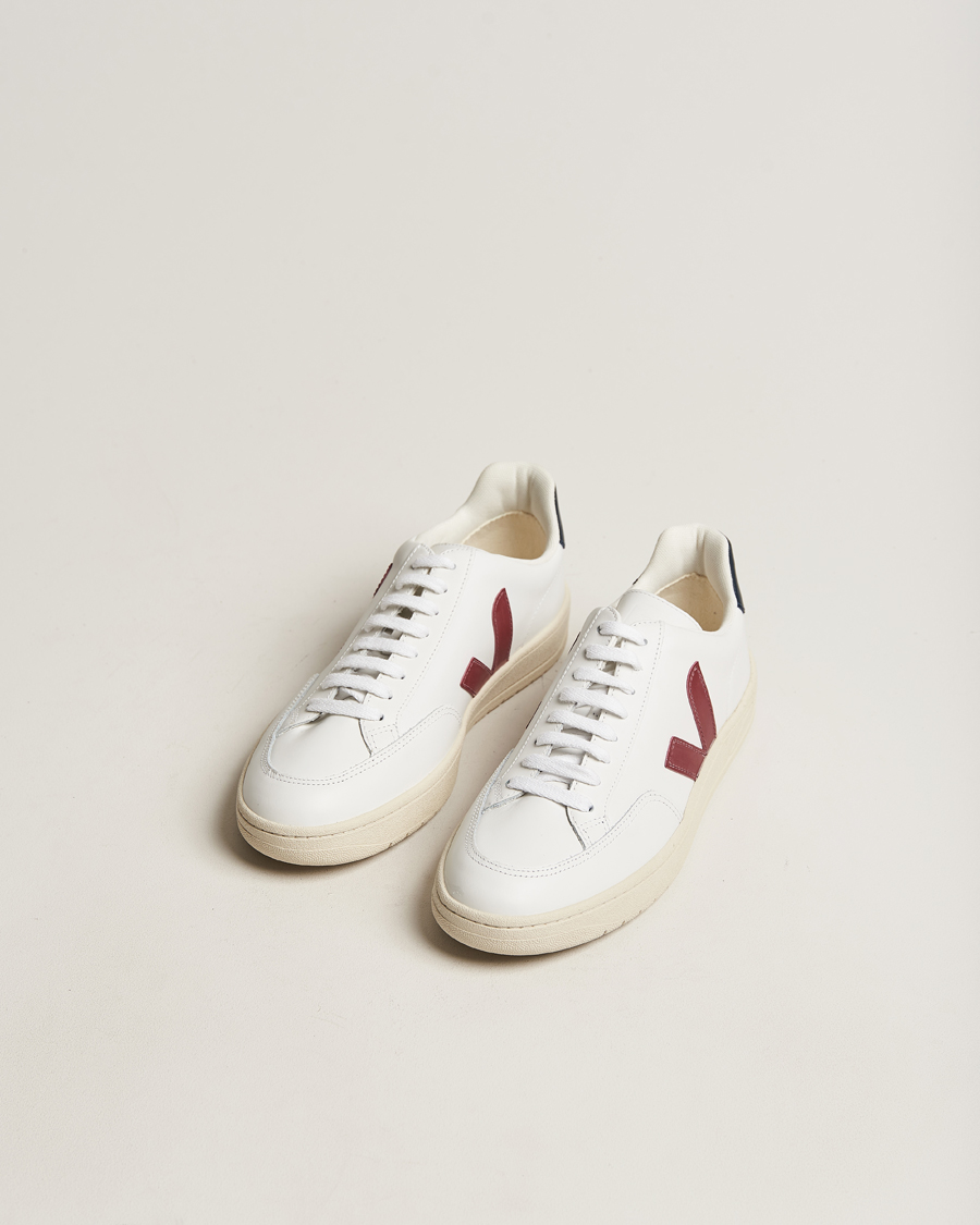 Veja v12 white on sale marsala