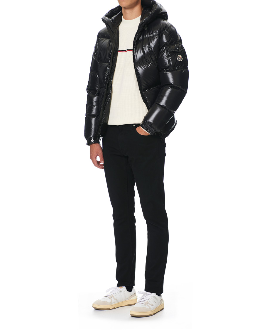 moncler ecrins gloss down jacket black