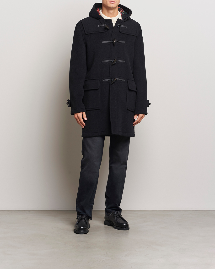 Duffle coat mens black best sale