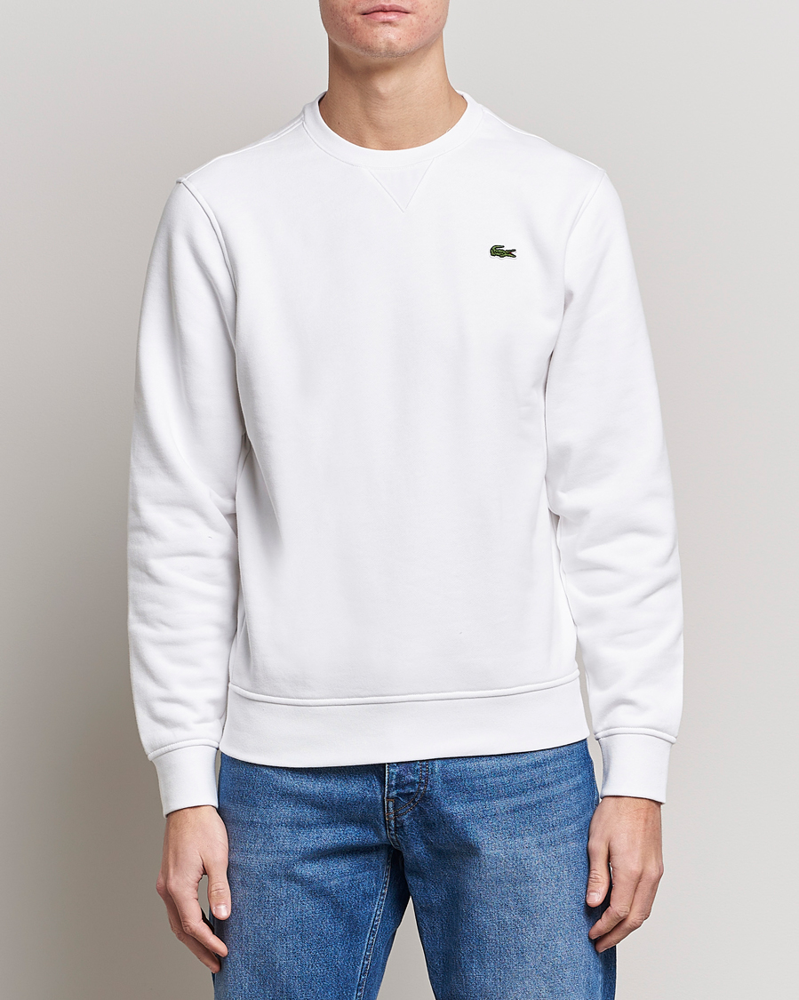 Mens white hotsell lacoste jumper