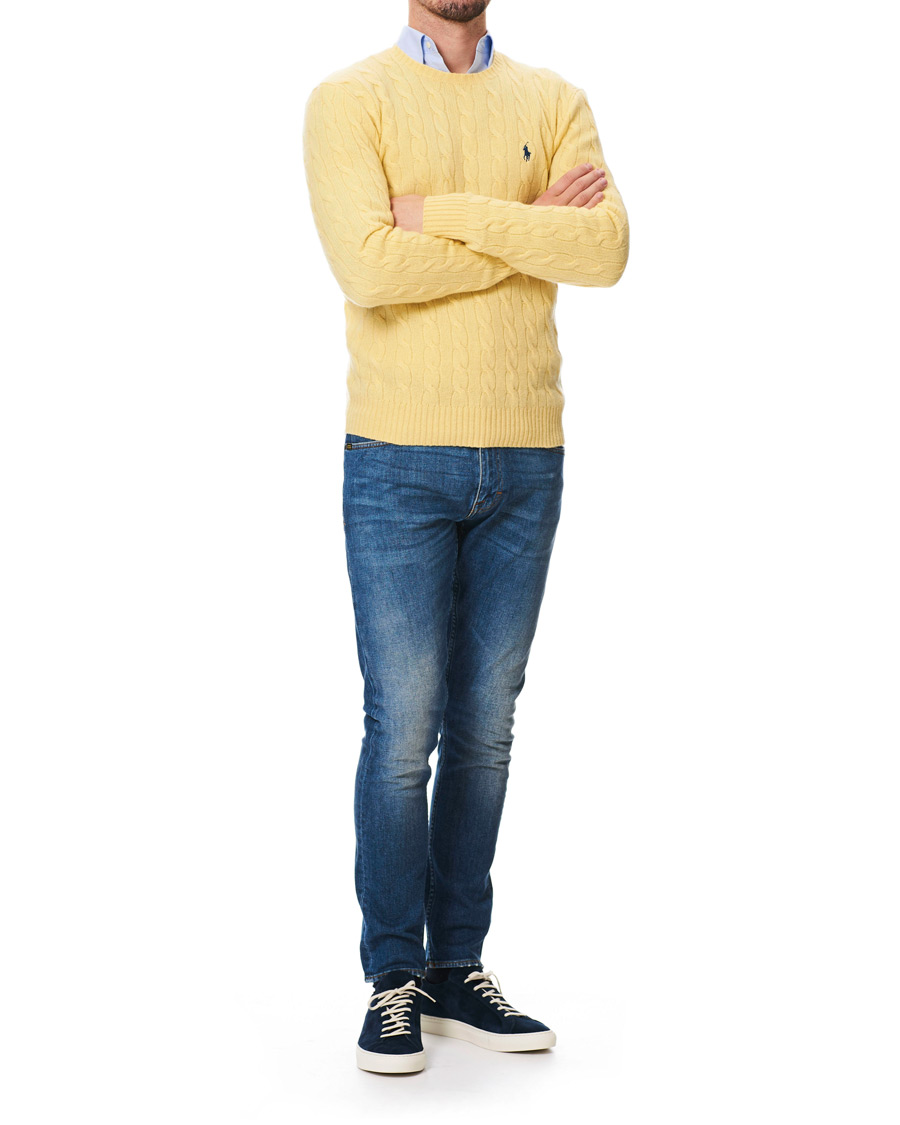 Mens yellow polo clearance sweater