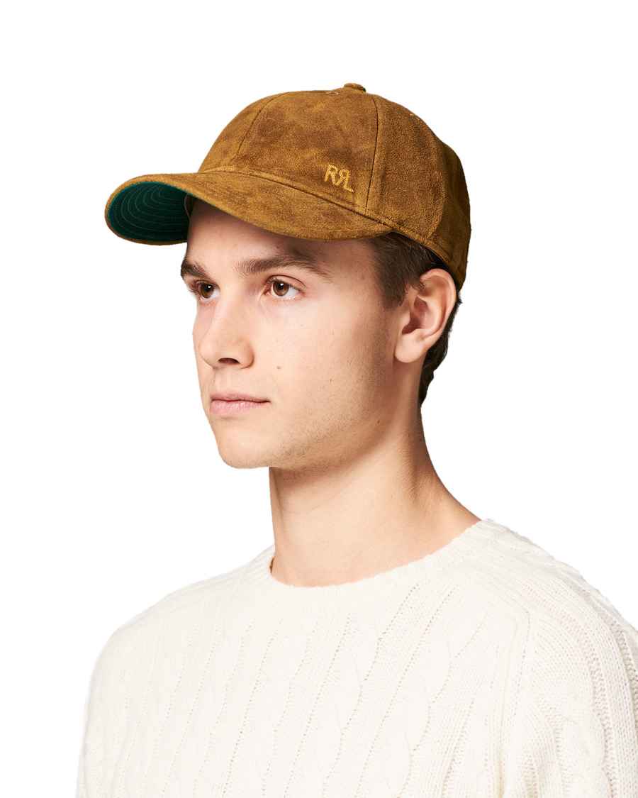 Tan best sale suede cap