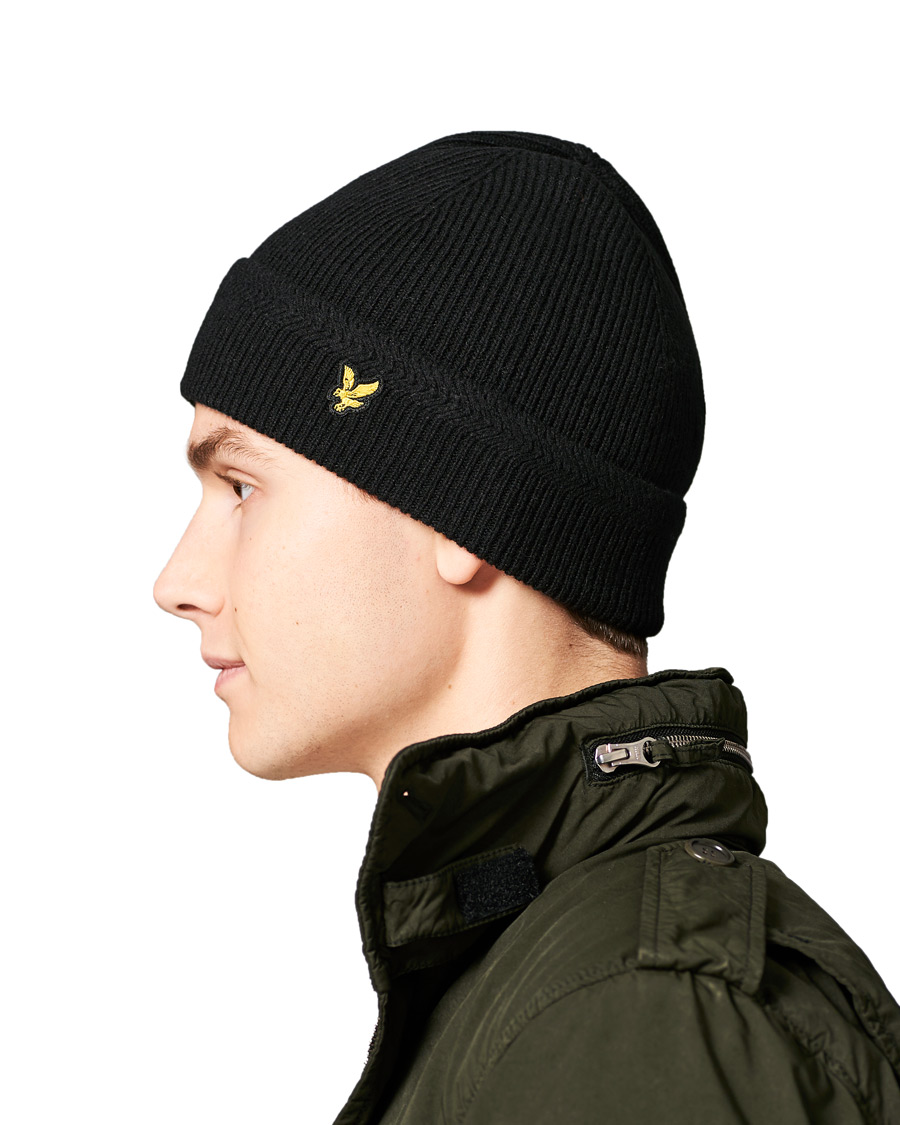 Lyle & scott racked rib beanie online