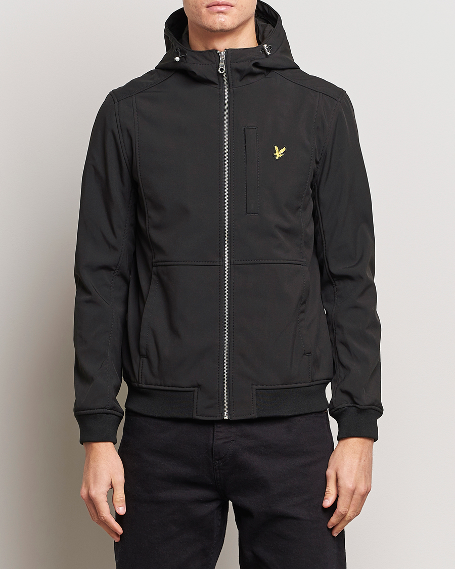 Lyle & scott hooded softshell clearance jacket