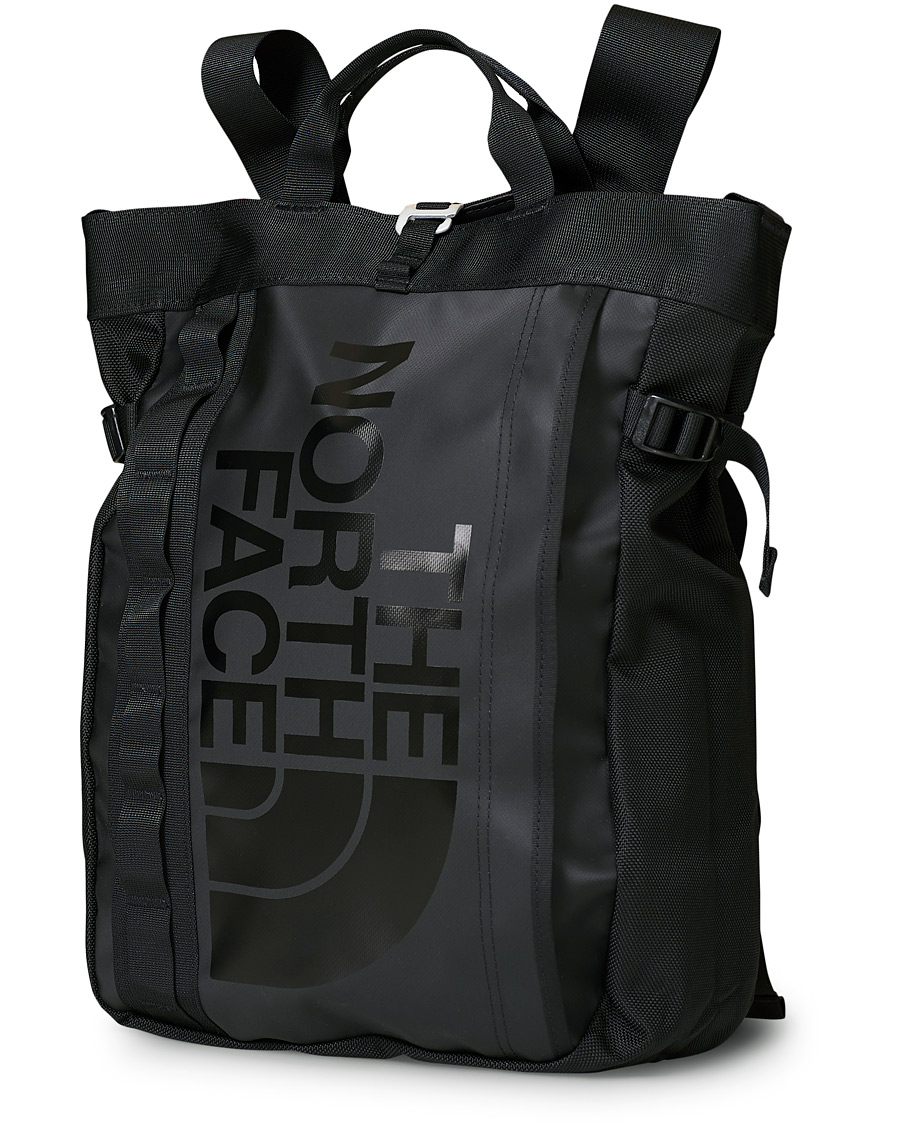 the north face base camp tote bag in black