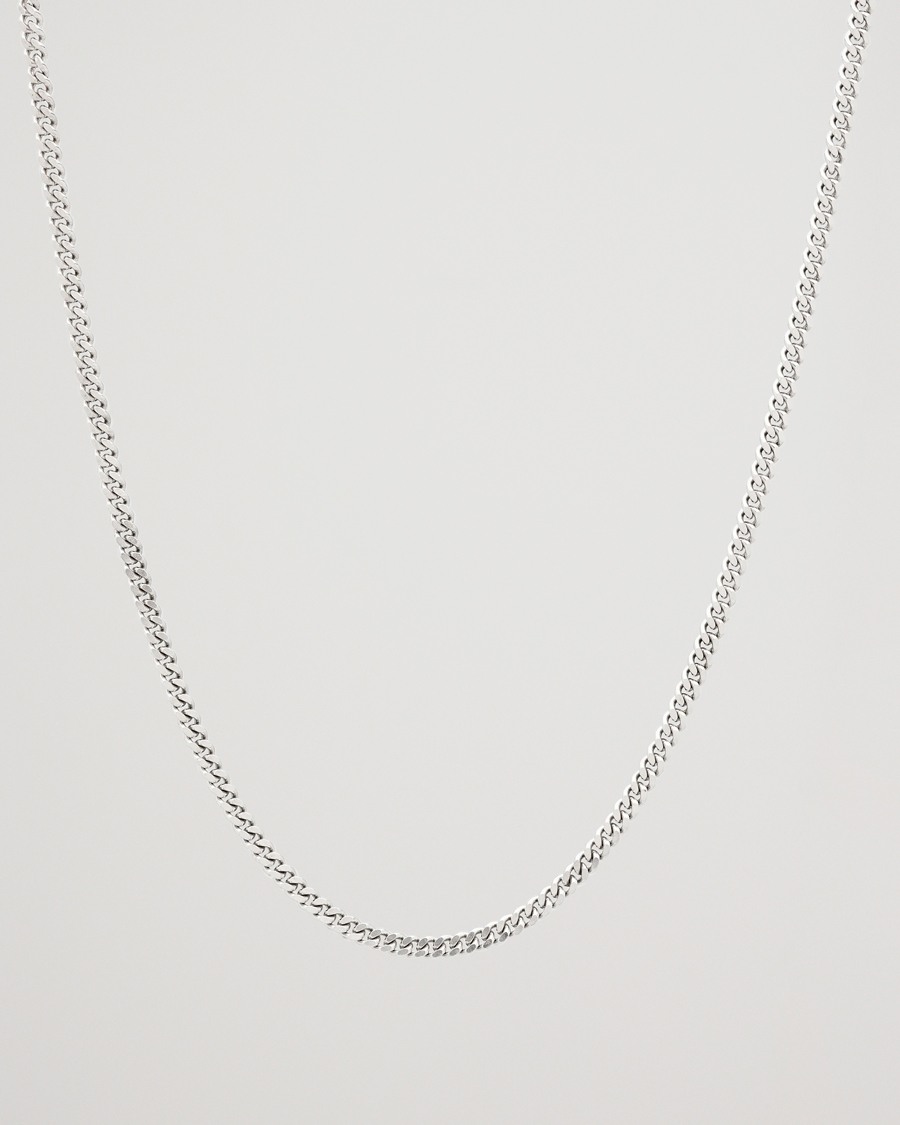 Tom Wood Curb Chain M Necklace Silver at CareOfCarl.com